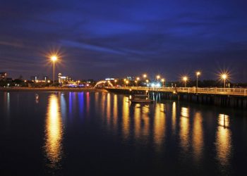 جاهای دیدنی کیش در شب